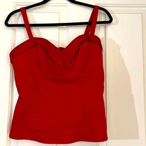 Vixen by Micheline Pitt Maneater Top in Red